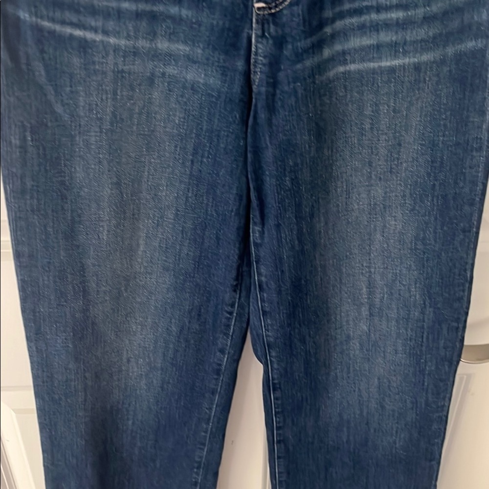 PAIGE Nellie Culotte Indigo Blue Ankle Cropped wide leg Jeans Classic Style - Picture 4 of 14